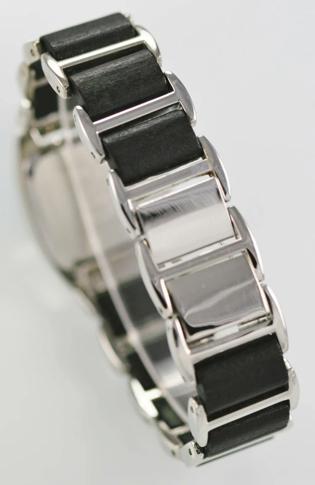 Relic Orologio da Donna Acciaio Inox Argento Nero Legno Impermeabile Batt Quarzo - Immagine 2 di 3