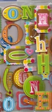 Recollections LETTER variety stickers~Dimensional~ BNIP~Several to choose from!