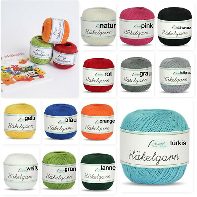Häkelgarn,  Rellana, (57,00  /1 kg), 50 g,Filetgarn,  Baumwolle, Crochet