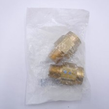 2 Pack Parker 3/4"x3/4"  Tube x MNPT Push To Connect Male Connector  68PTC-12-8