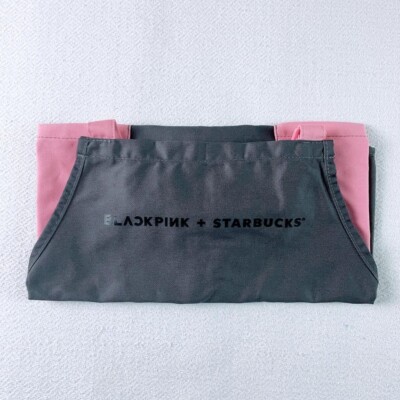BLACKPINK STARBUCKS コラボ　エプロン Starbucks x Blackpink collaboration apron limited quantity K