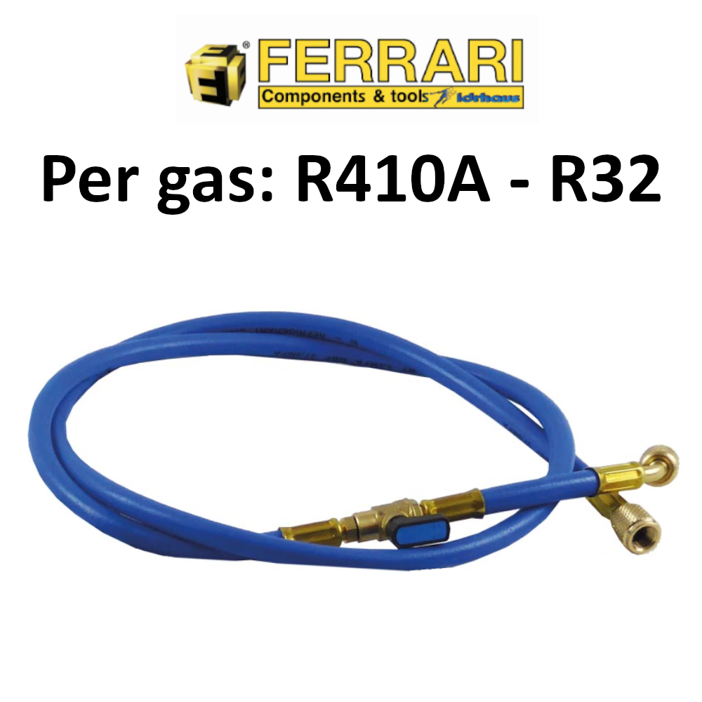 Frusta tubo flessibile blu 5/16 F x 5/16 F SAE vuoto ricarica gas condizionatore