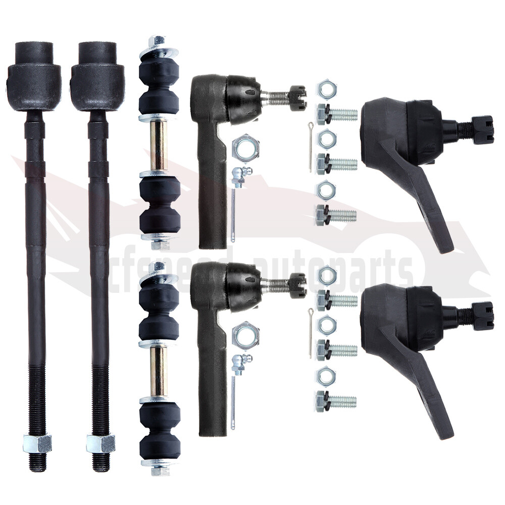 8pcs Front Suspension Kit Lower Ball Joints Sway Bar Tie Rods for 85-90 Buick Electra