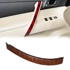 For 2008-2013 Highlander Wood Look Front Left Armrest Door Handle Cover Trim USA