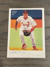 2002 Topps Gallery Variation Albert Pujols #56 St. Louis Cardinals (Red Hat)