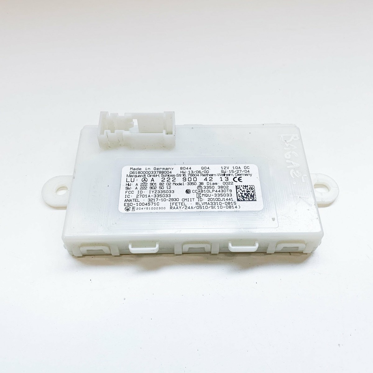 Lua MERCEDES-BENZ GLA X156 Keyless Go Control Unit A2129009729
