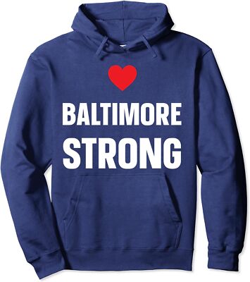 Baltimore Strong Stand With Baltimore Bridge Unisex Hooded Sweatshirt