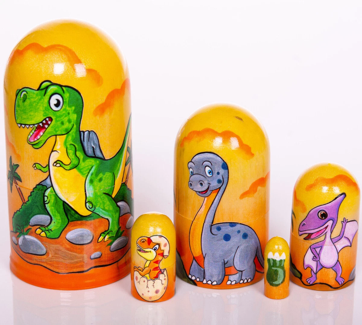 Dinosaur cheap nesting dolls