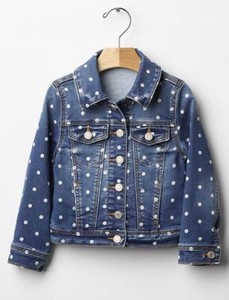 jean polka gap denim dot toddler coat jacket months baby
