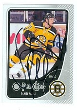 Daniel Paille autographed hockey card (Boston Bruins) 2010 2011 O-Pee-Chee #213