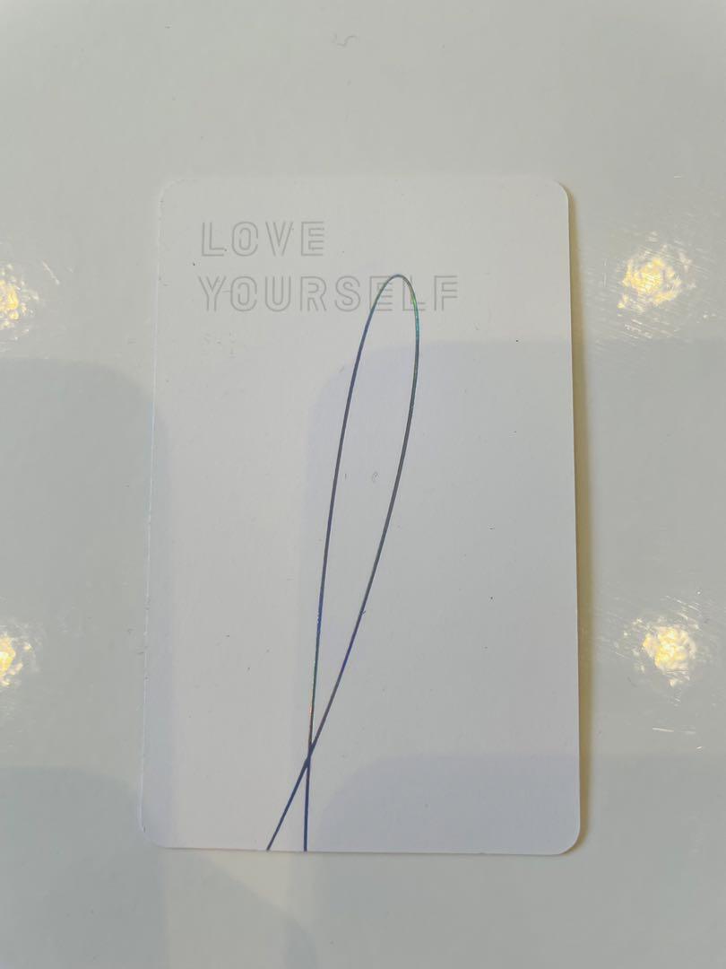 BTS SUGA Love Yourself Her O ver. Official Photocard Photo Card