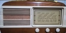 Radio d'epoca Siemens mobile in legno