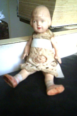 Mini poupée celluloïde, 1920.art déco.(RARE) - Photo 1/4