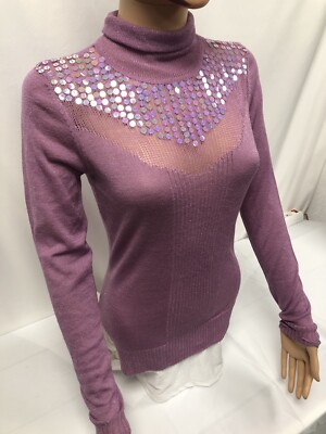 Pull Femme BCBGirls Rose Taille M - 100% Acrylique - Neuf Avec étiquettes
