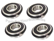 (4) For Bad Boy Mowers 1-3/8" OD Bearing-Hoosier Wheel Small Bore 5/8" Front Rim