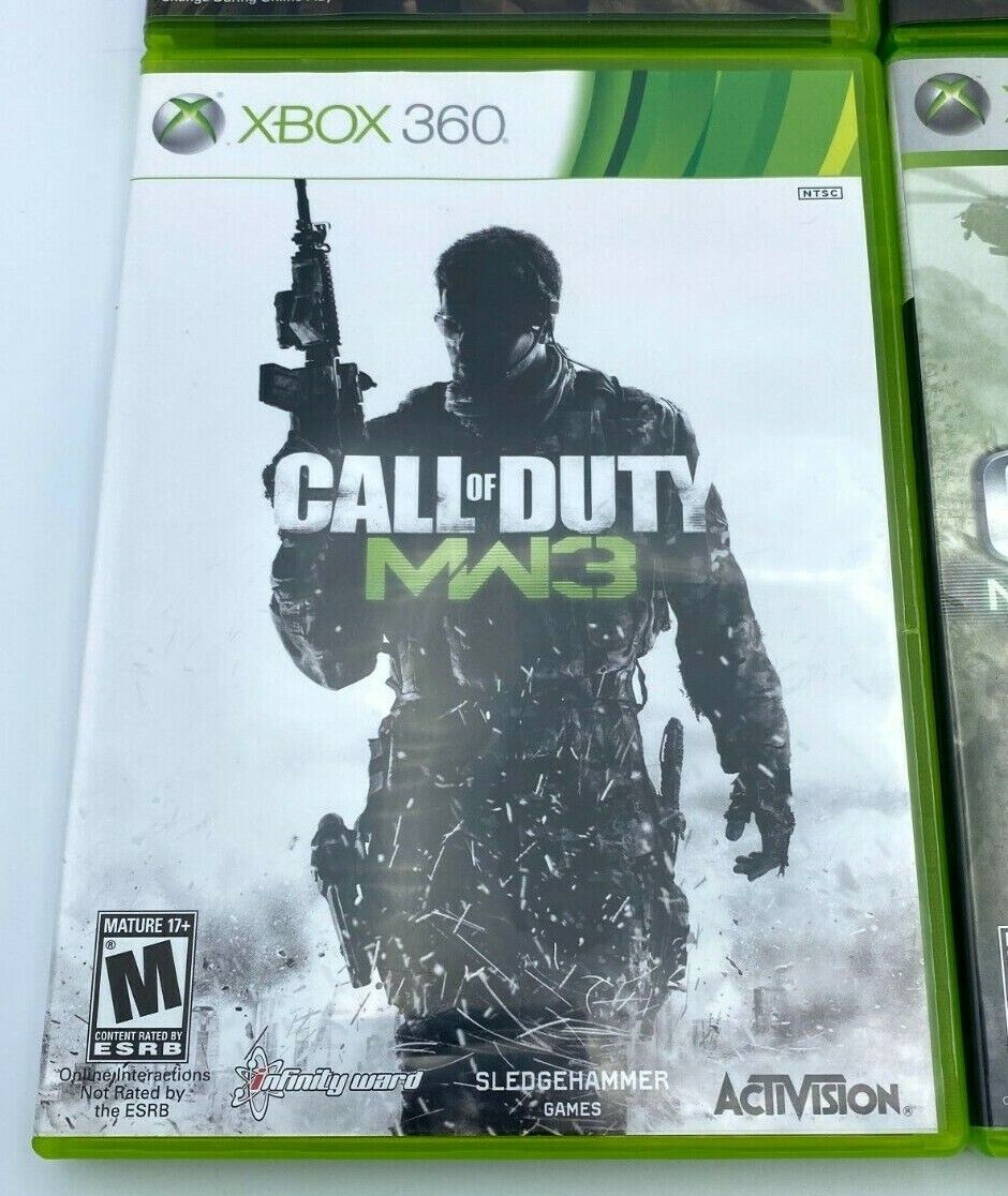 Call Of Duty Lot Xbox 360 Modern Warfare 1 + 2+ 3 + COD 3 Call Of Duty Lot Xbox 360 Modern Warfare 1 + 2+ 3 + COD 3