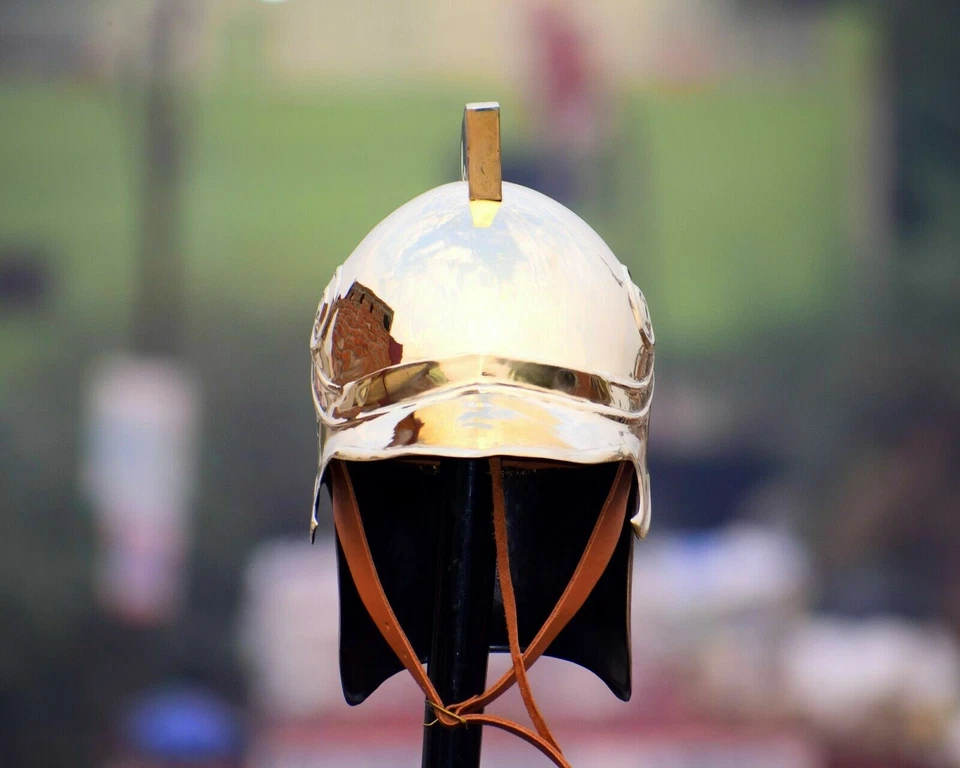 万圣节古希腊斯基泰头盔黄铜 18Ga IV 世纪公元前头盔 — 第 2/3 张图片