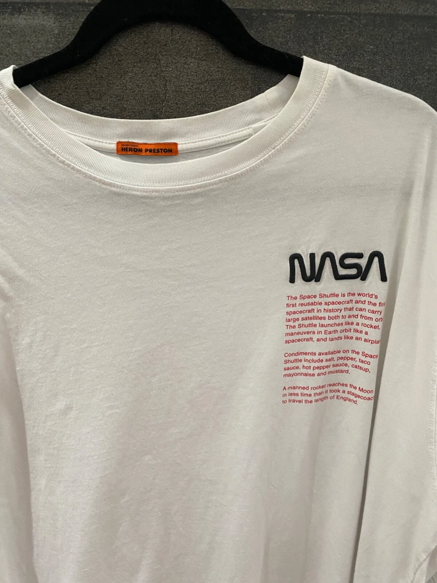 Heron Preston NASA t shirt size L (runs more like XL