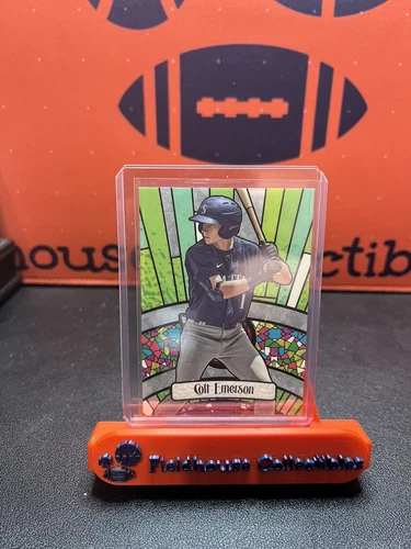 2023 Bowman Draft Colt Emerson Stained Bowman Glass SP RC Mariners FREE SHIPPING