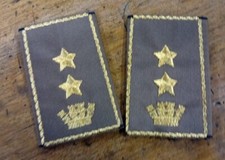 Gradi Tubolari  Toppa Esercito Italiano Tenente Colonnello Italiana Military