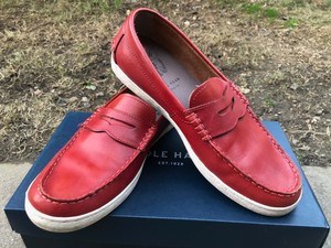 cole haan red loafers