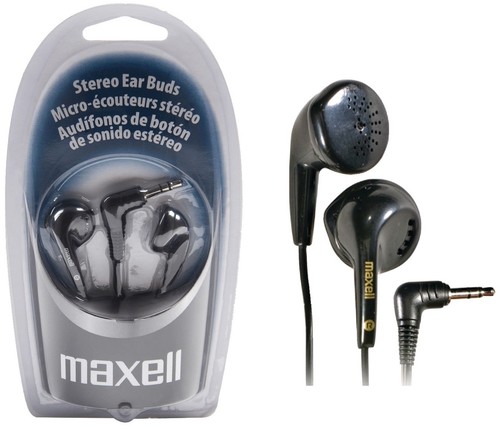 MAXELL colore nero EB-95 Auricolari Cuffie Nuovo in Scatola | eBay