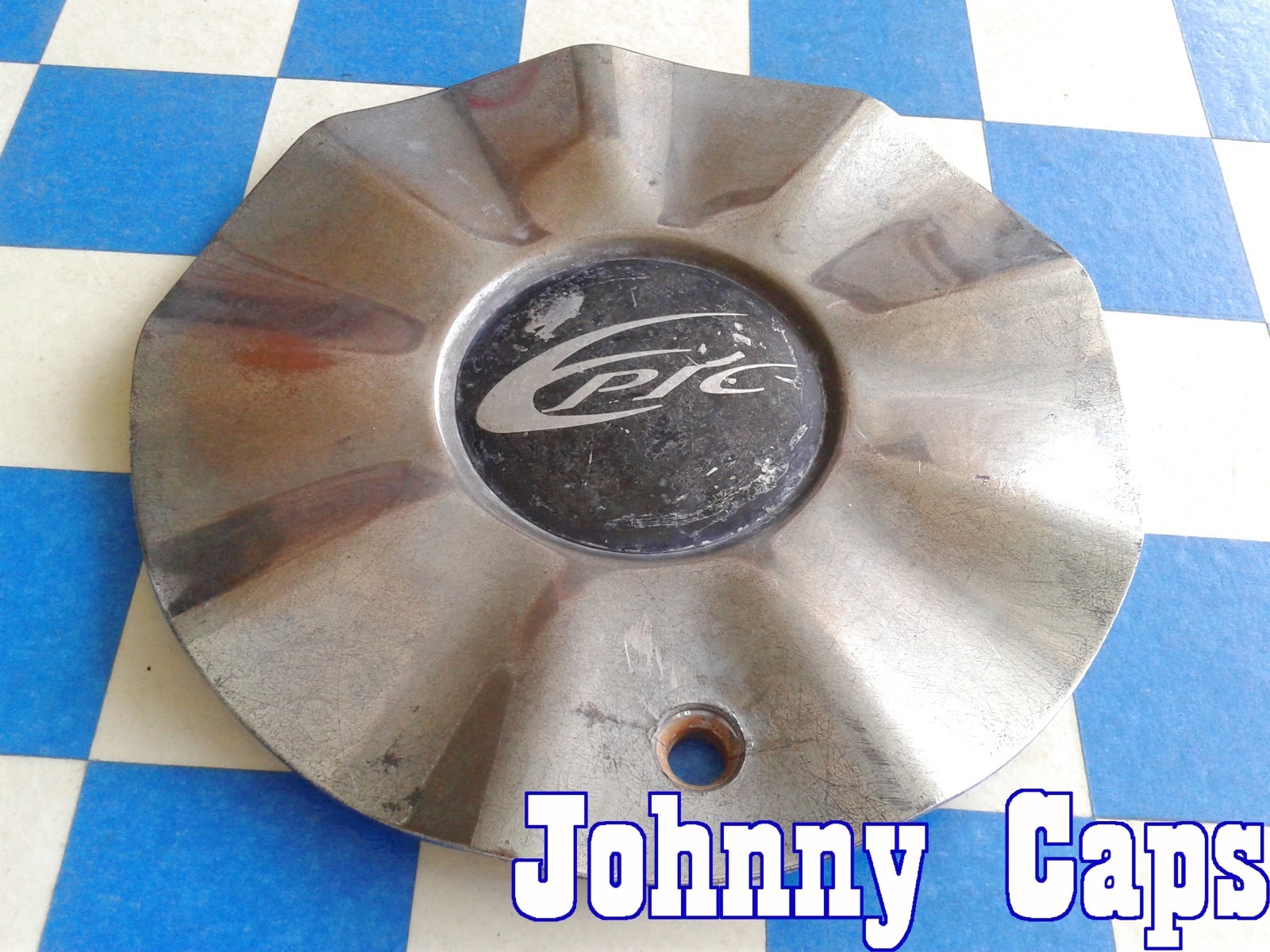 EPIC Wheels 38 USED Chrome Custom Center Cap 11054-1 OEM Wheel Cover  