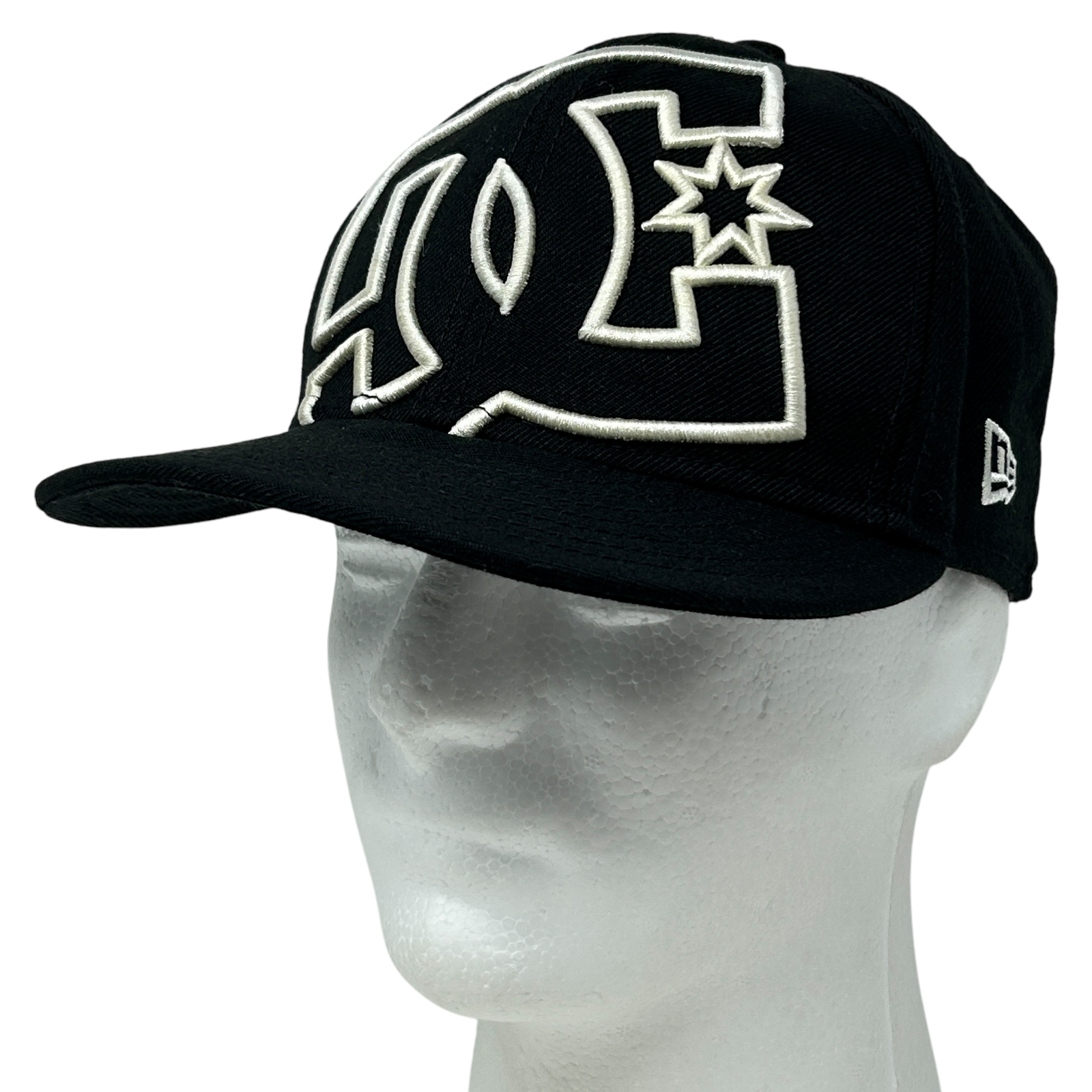 DC Shoes Wool Hat Baseball Cap Fitted 7 Skater Skating Streetwear New Era Black