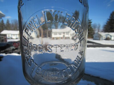TREQ Milk Bottle Llewellyn Bros Inc Dairy Farm Midland MD ALLEGANY CO Location??