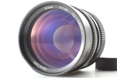 Navitar 50mm F0.95 High-Speed Super-Sensitive TV Lens C Mount from Japan 【EXC+5】