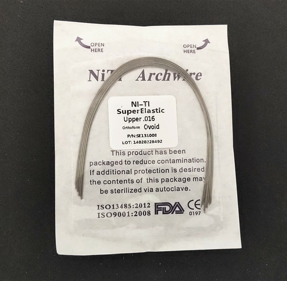 10 Packs De Brackets Orthodontiques + Fils Niti Ronds - Pour Appareil Dentaire