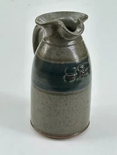 Studio Art Pottery Ceramic Pitcher Vase Cruet Creamer 6” Tall Signed MP