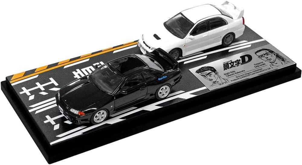 РАЗРАБОТЧИКИ МОДЕЛИ 1/64 Initial D Set Vol.18 SKYLINE GT-R (BNR32) и Lancer Evolution IV