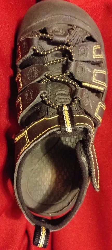 Brown Keen Newport Sport Water Sandals Girl's Sz 12 - Image 3 of 4