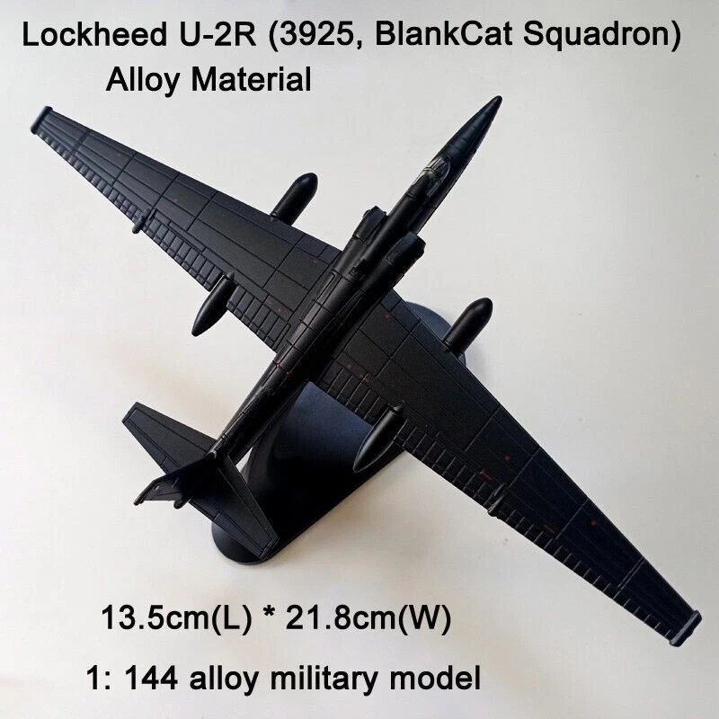 Modello Militare Die-Cast 1:144 - Lockheed U-2S Aereo da Ricognizione Collezione - Immagine 2 di 4