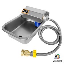 Automatic Dispenser Drinking Water Bowl Outdoor Dog Water Bowl Stainless