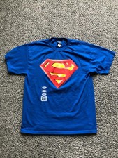 NEW Superman Blue Men's Large T-shirt