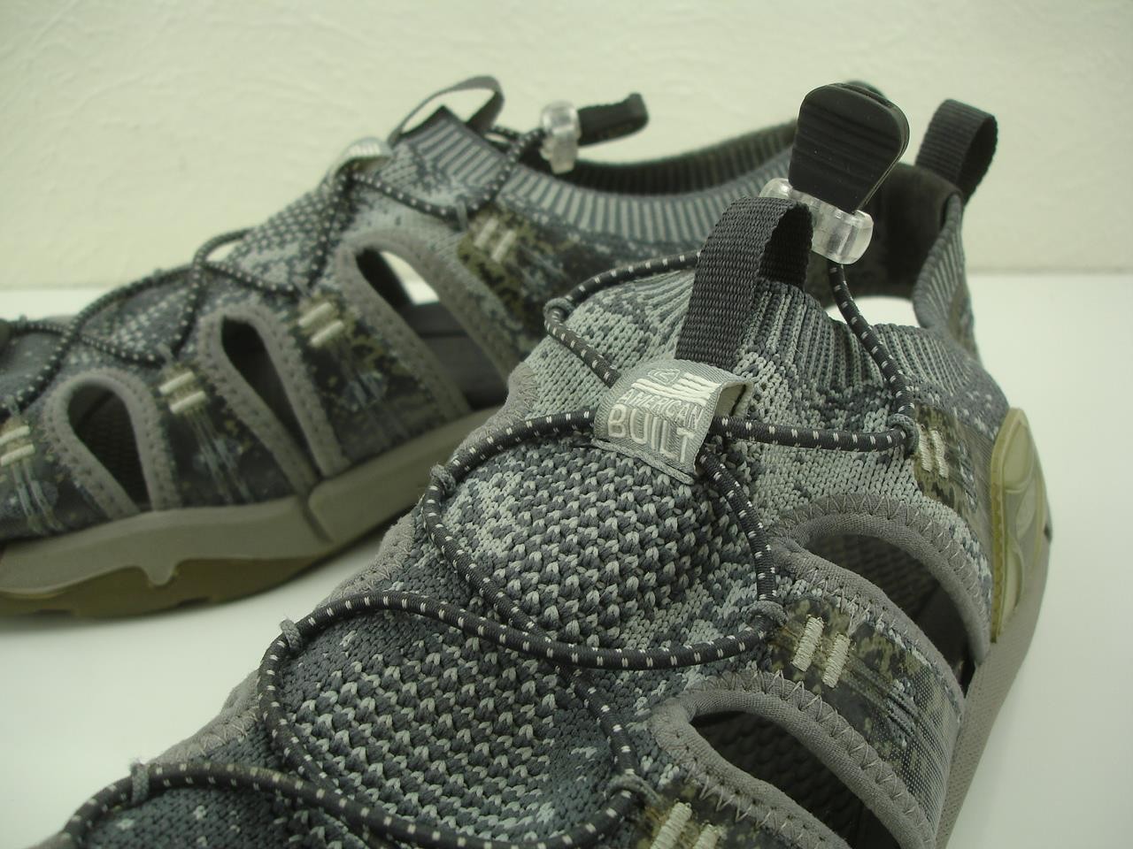 Sandali Uomo Tg 9 M KEEN Evofit One Paloma Grigio Raven 1018868 Made in USA