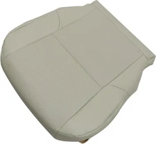 FZJDSD Ecru Tan Passenger Side Bottom Perforated Leather Seat Cover... 