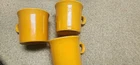 Set of 3 HLC Fiestaware USA Tangerine Orange Coffee Mugs Ring Handle Tom & Jerry