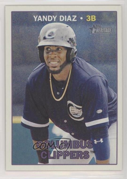2016 Topps Heritage Minor League Edition Yandy Diaz #138 3d5