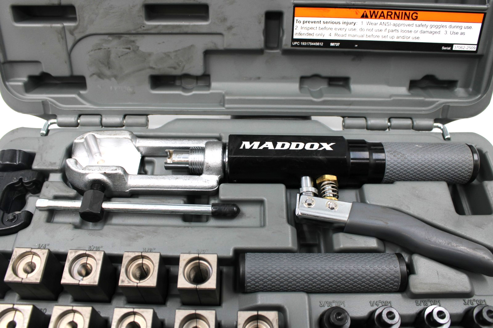 MADDOX MT8561 56 Piece Universal Hydraulic Brake Flaring Tool KIT SET