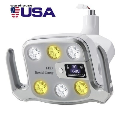 Dental Oral Light Operating Lamp Induction 6 LED +LCD For Dental Unit Chair