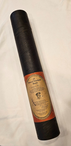 Gen. Eisenhower BSA 1000# Paper Collecting AWARD-WWII Artillery Shell Container