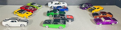 Jada 1/64 Bigtime Muscle Dodge Chevy Chavelle Camaro SS Lot