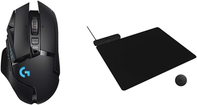 #ad G502 Lightspeed Wireless Gaming Mouse Powerplay Wireless Charging Mouse Pad $268.09
