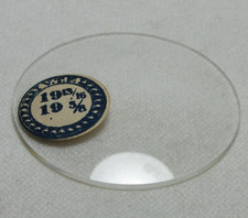 THICK GLASS POCKET WATCH CRYSTAL 19 13/16 WATCHMAKER REPLACEMENT PART N19