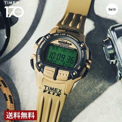 TIMEX IRONMAN Flix 100 TW5M63100 コヨーテ TIMEX Ironman Flix 100 Quartz Beige TW5M63100 | eBay