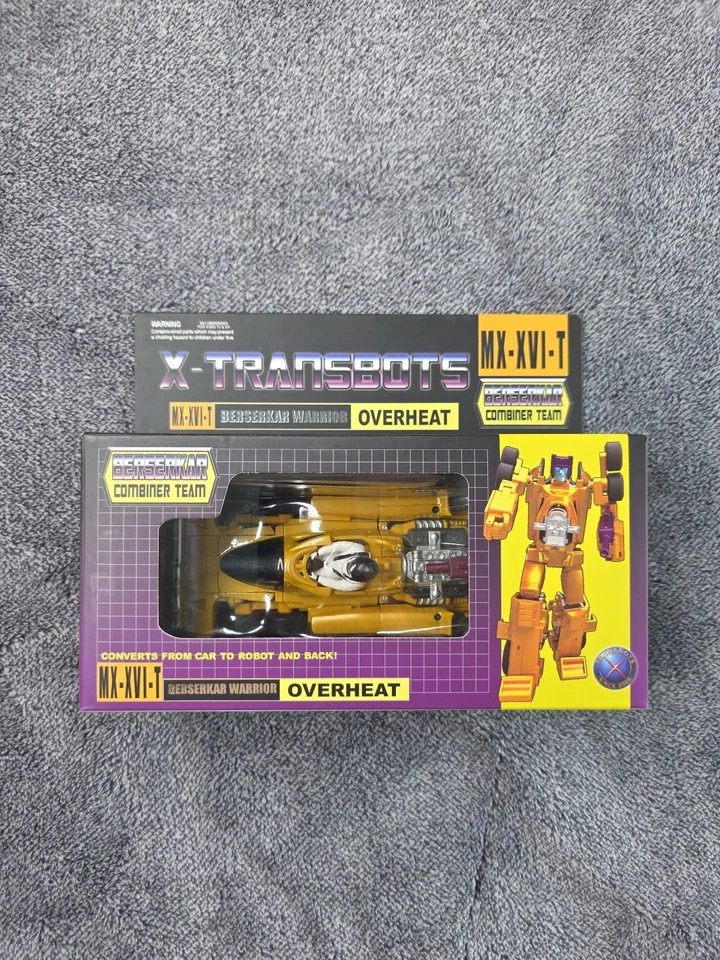 X-Transbots Berserkar Warrior. Figura de acción sobrecalentamiento MX-XVI-T modelo de juguete Foto 2 de 2