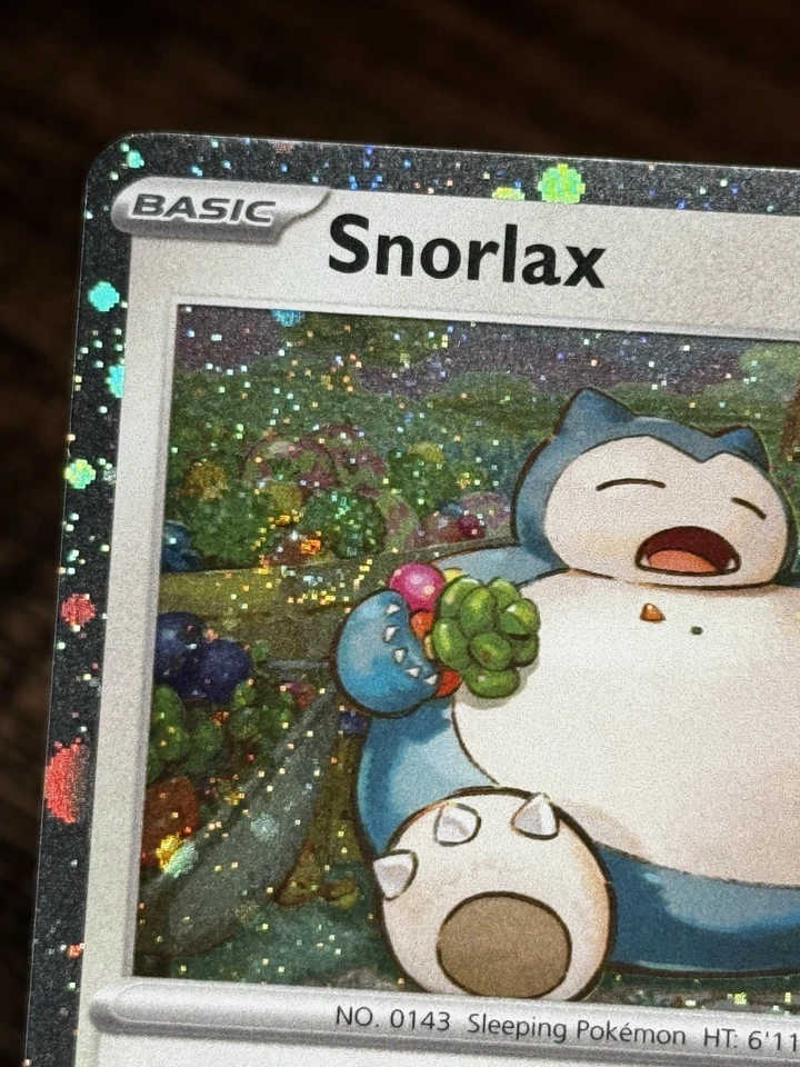 Snorlax 122 Sv: Scarlet & Violet Promo Cards Holo  2 Swirls NM - Image 4 of 4